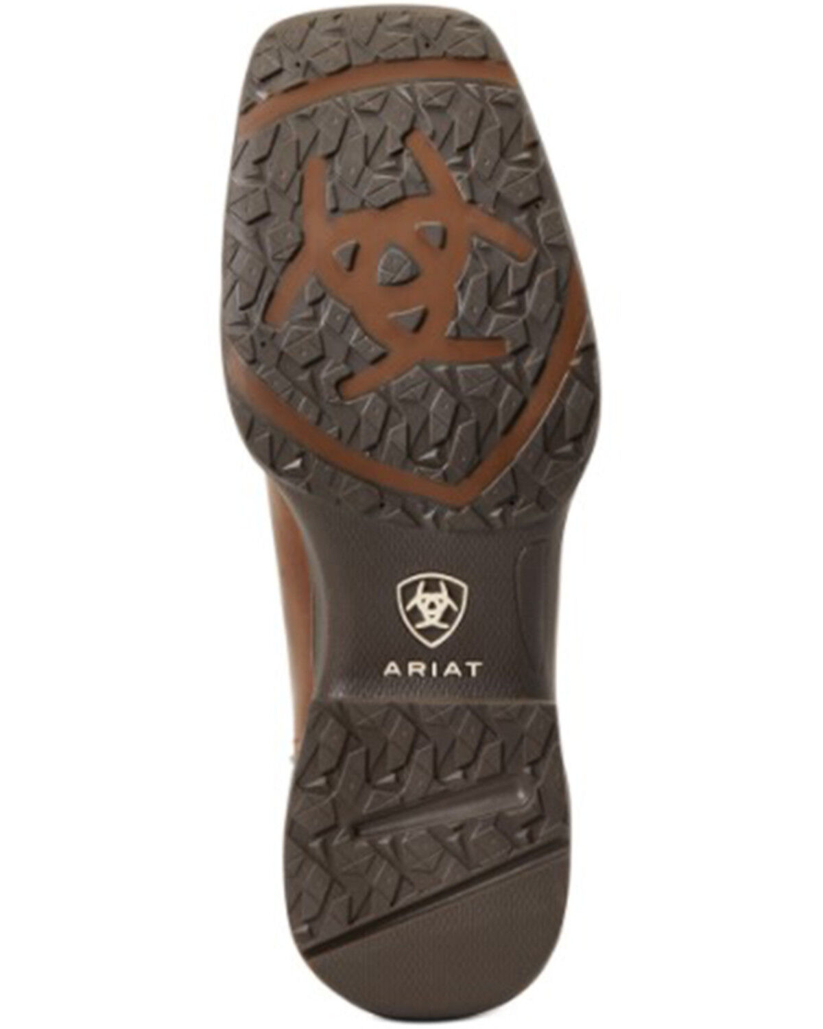 Image #5 - Ariat Boys' Anthem Patriot Distressed Western Boot - Square Toe, Brown, hi-res