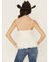 Image #4 - Shyanne Women's Swiss Dot Embroidered Mesh Cami, Ivory, hi-res