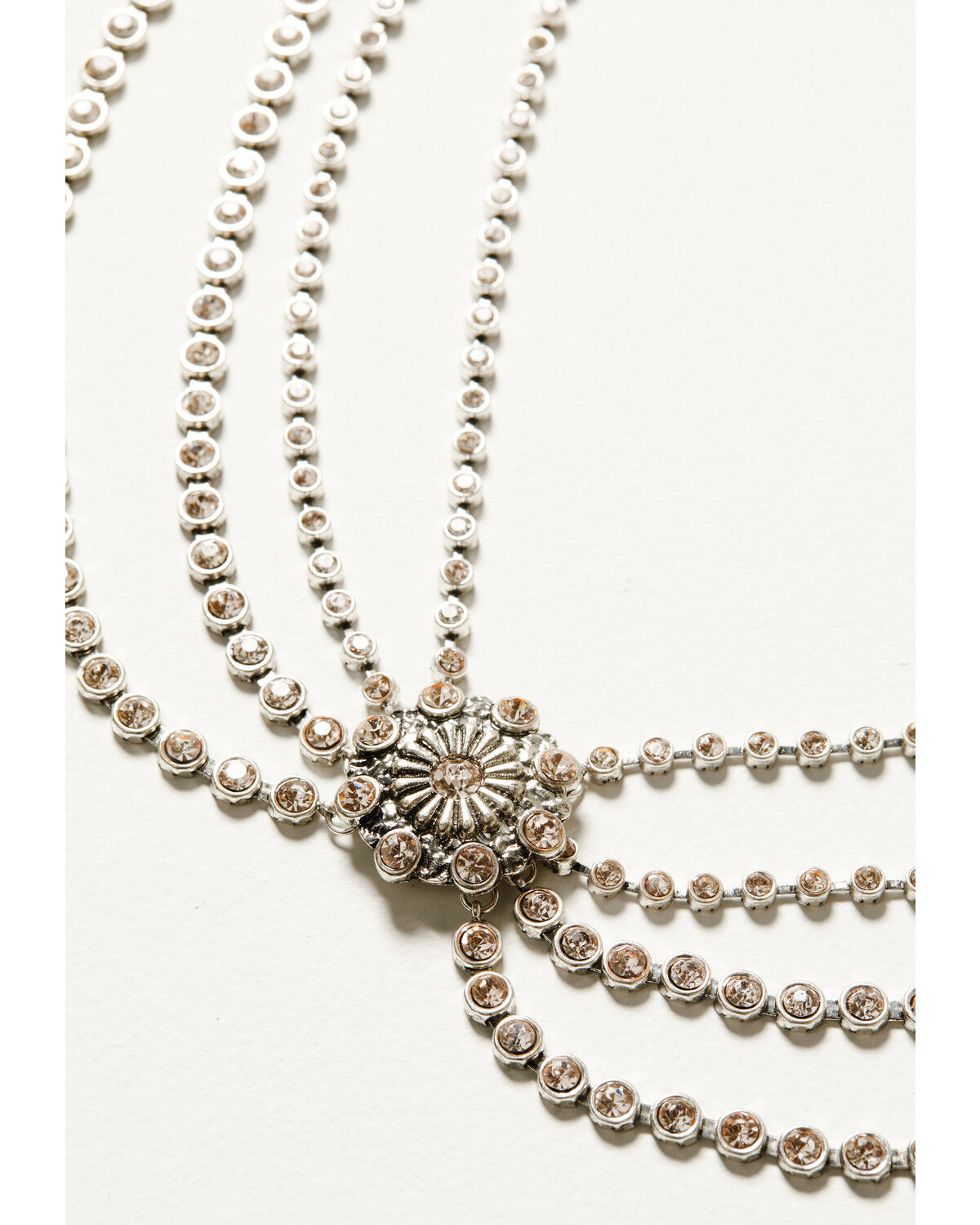 Image #2 - Shyanne Women's Champagne Chateau Collar Necklace, Silver, hi-res