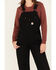 Image #3 - Carhartt Women's Relaxed Fit Washed Duck Insulated Bib Overalls, Black, hi-res