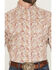 Image #3 - George Strait by Wrangler Men's Paisley Print Short Sleeve Button-Down Stretch Western Shirt - Big, Tan, hi-res