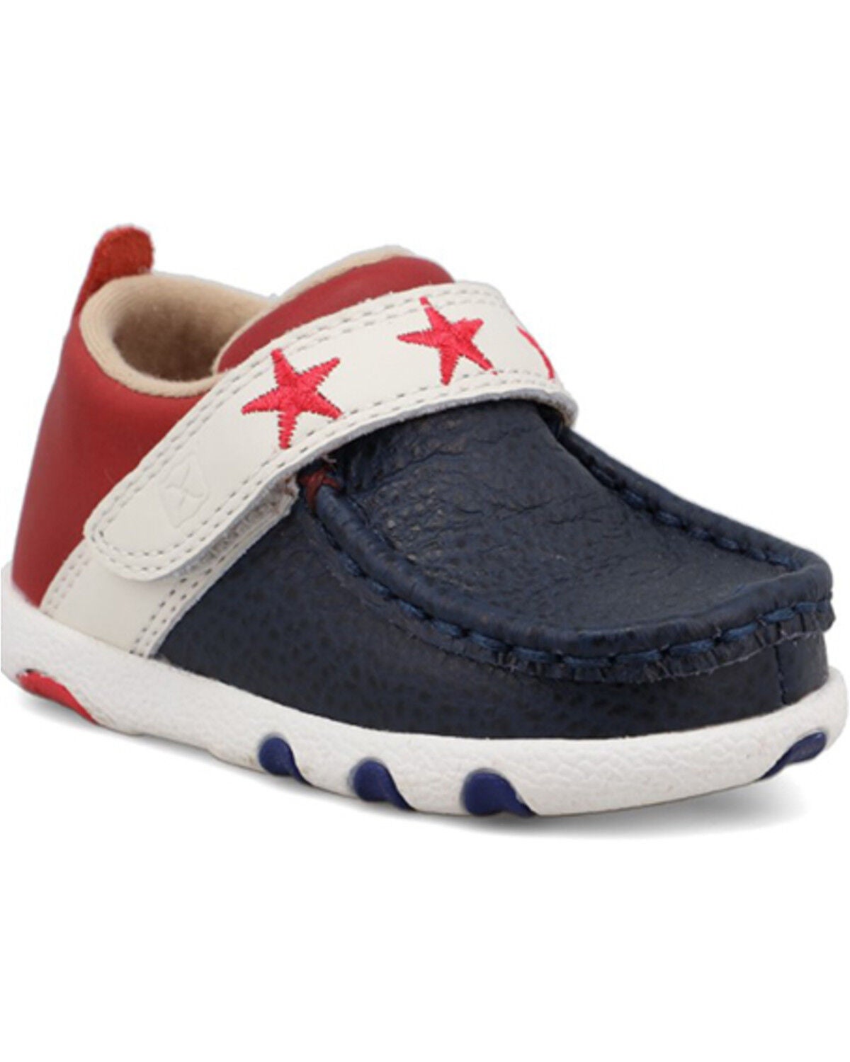 Twisted X Toddler Boys' Patriotic Driving Mocs, Multi, hi-res