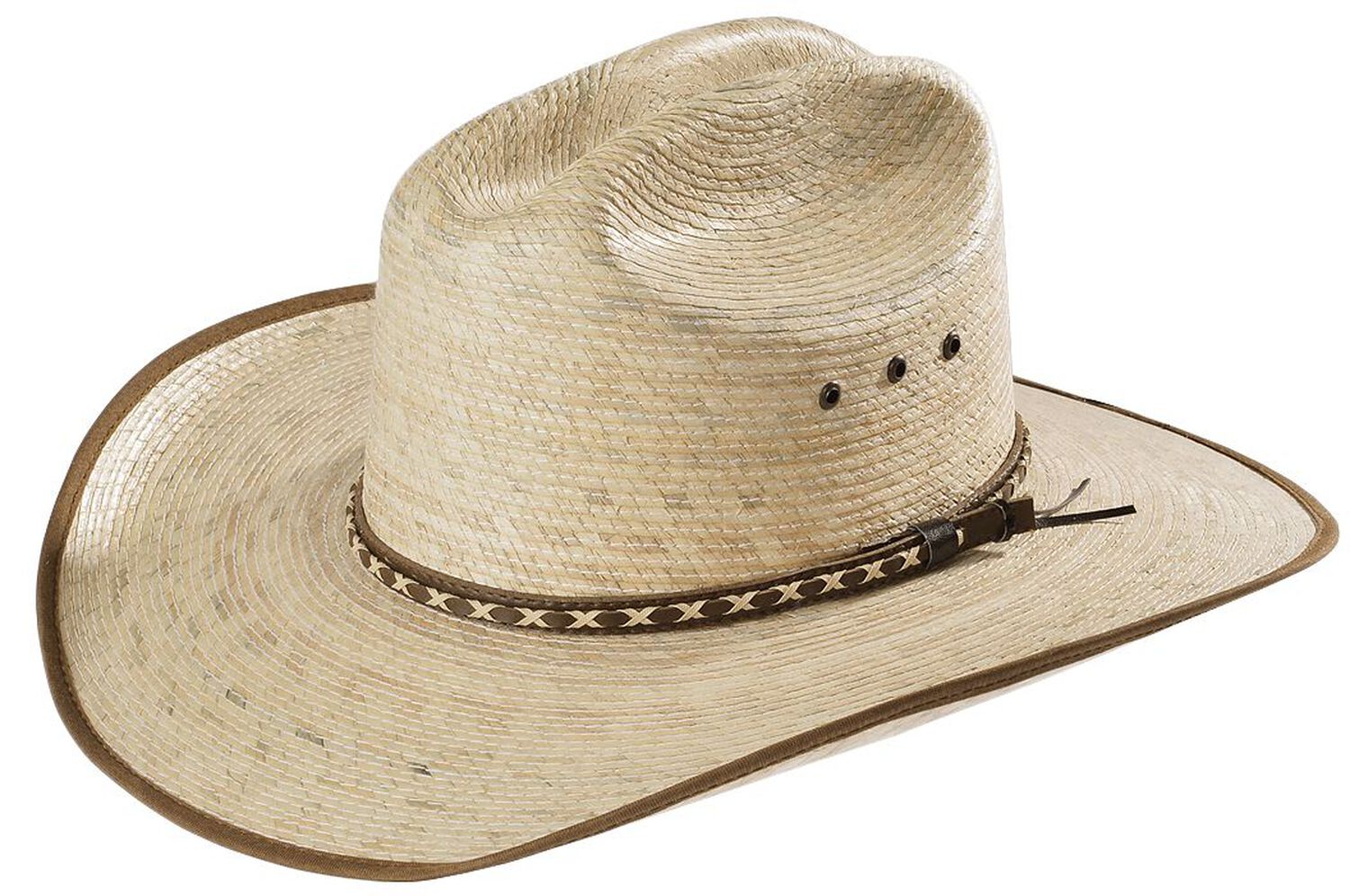 Image #1 - Resistol Kids' Brush Hog Jr. Straw Cowboy Hat, Tan, hi-res