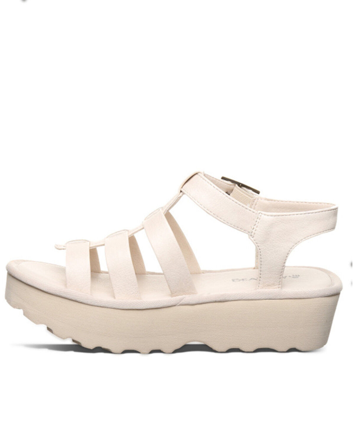 Image #3 - Bearpaw Women's High Seas Platform Sandals, Ivory, hi-res