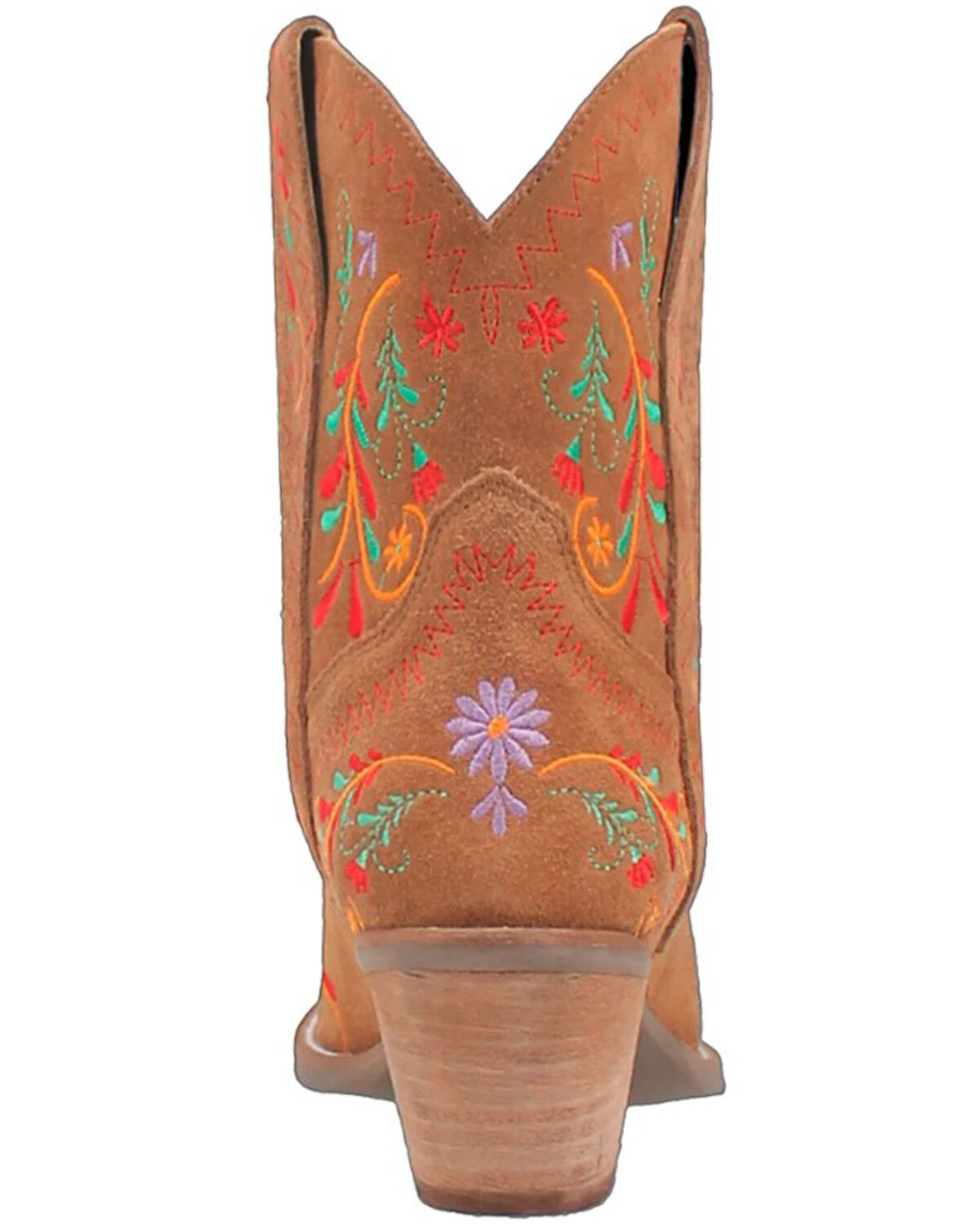 Image #5 - Dingo Women's Sugar Bug Suede Fashion Booties - Round Toe, Caramel, hi-res