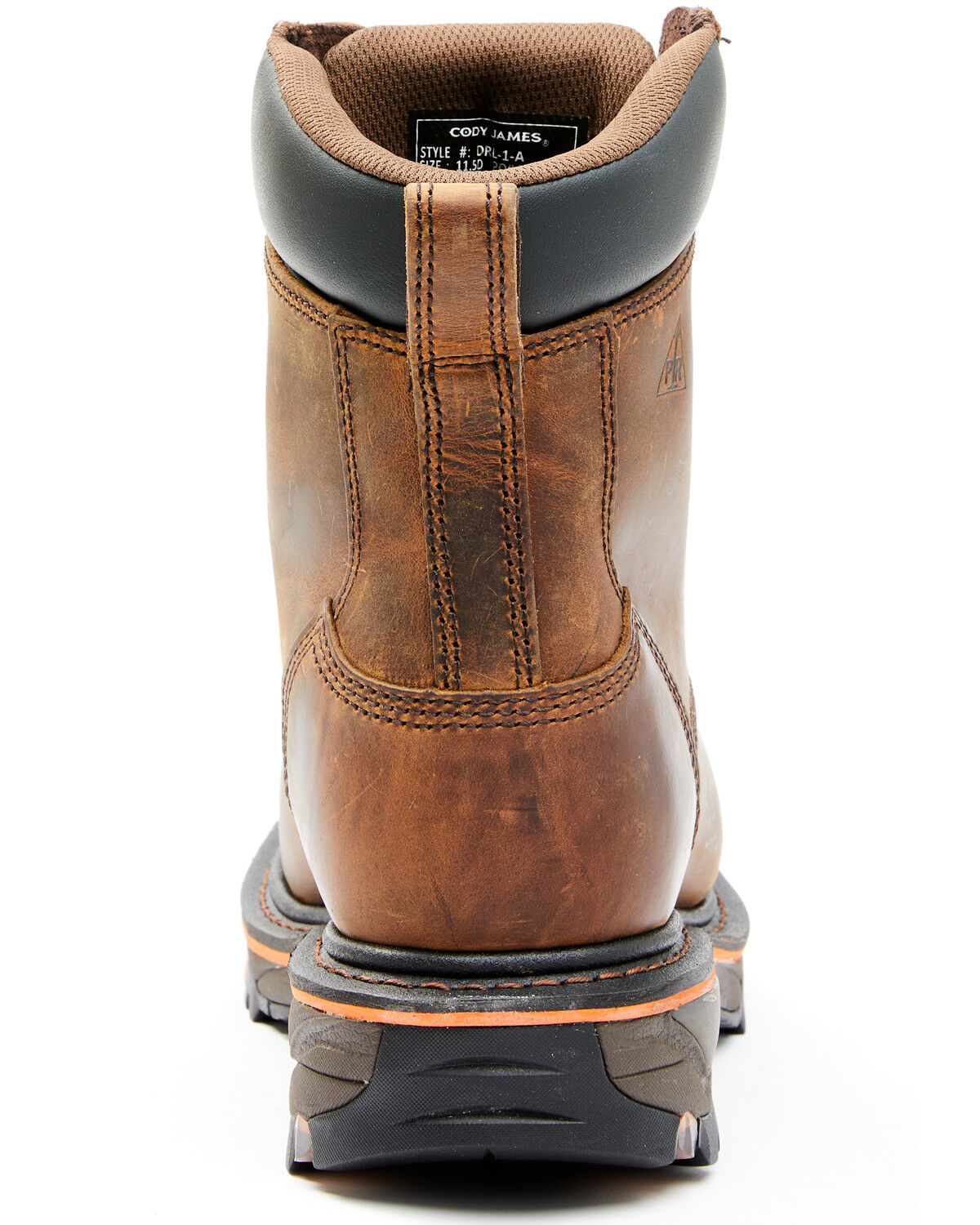 Image #5 - Cody James Men's 8" Decimator Work Boots - Soft Toe, Brown, hi-res