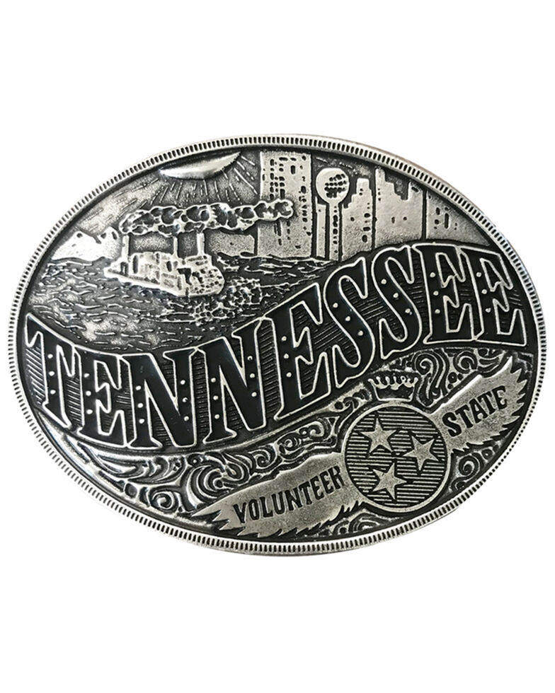 AndWest Tennessee American Heritage Buckle, Silver, hi-res