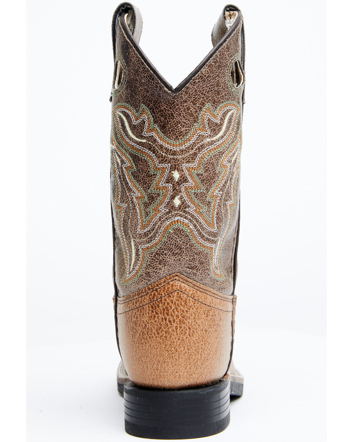 Image #5 - Cody James Boys' Colton Western Boots - Broad Square Toe, Bronze, hi-res