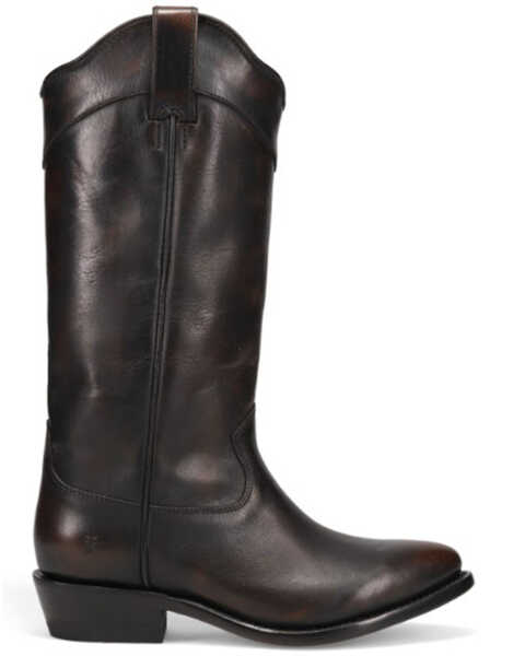 Image #2 - Frye Women's Billy Daisy Pull-On Western Boots - Medium Toe , Black, hi-res