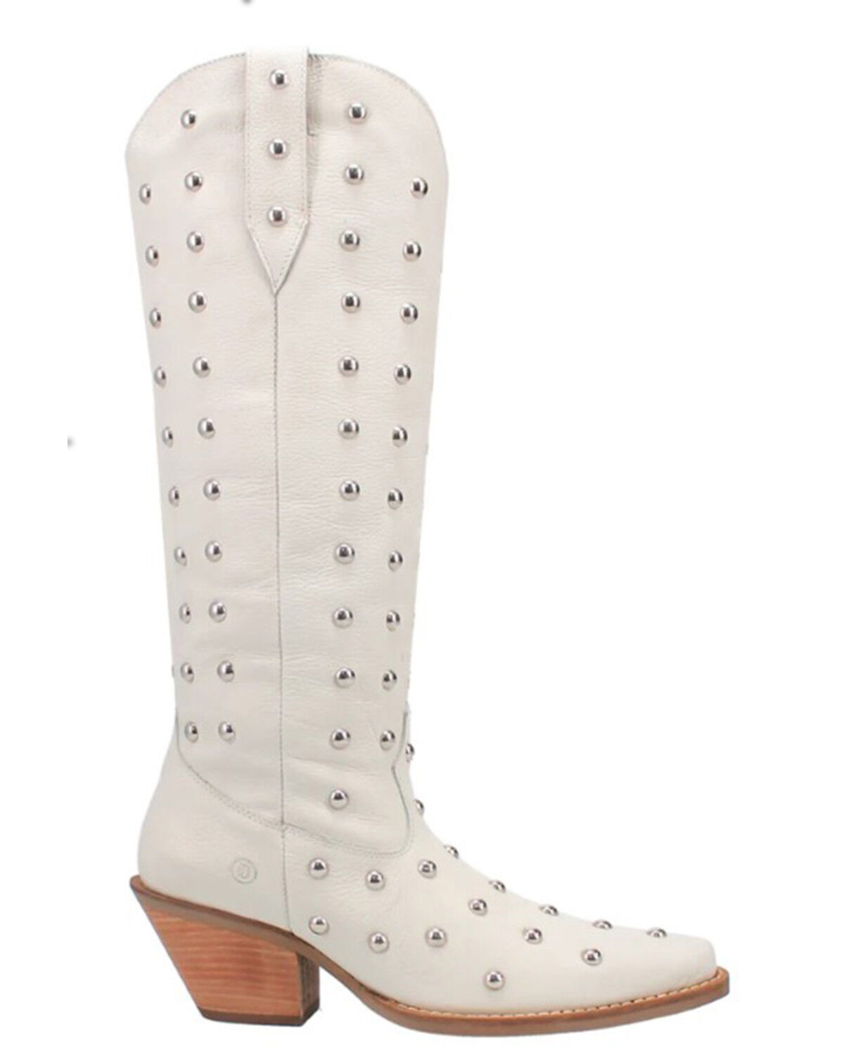 Image #2 - Dingo Women's Broadway Bunny Tall Western Boots - Snip Toe, White, hi-res