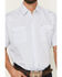 Image #3 - Ely Walker Men's Geo Print Short Sleeve Snap Western Shirt, White, hi-res