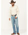 Image #1 - DEVIL-DOG Dungarees Men's Beech Medium Wash Relaxed Bootcut Stretch Jeans, Medium Wash, hi-res