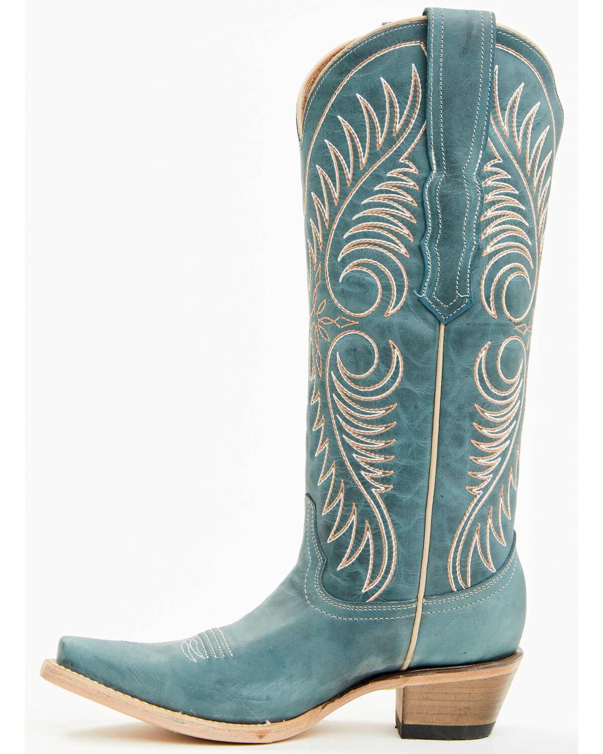 Image #3 - Circle G Women's Tall Western Boots - Snip Toe, Blue, hi-res