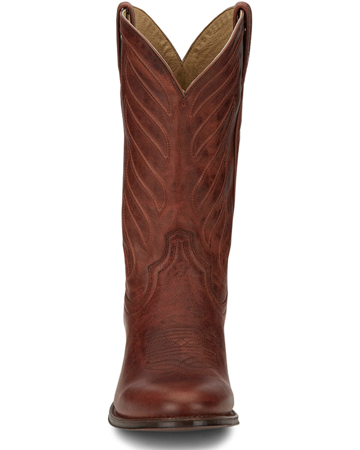 Image #4 - Tony Lama Men's Lenado Western Boots - Round Toe, Cognac, hi-res