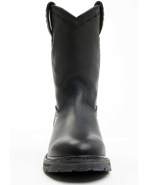 Image #4 - Cody James Men's Uniform Western Work Boots - Soft Toe , Black, hi-res