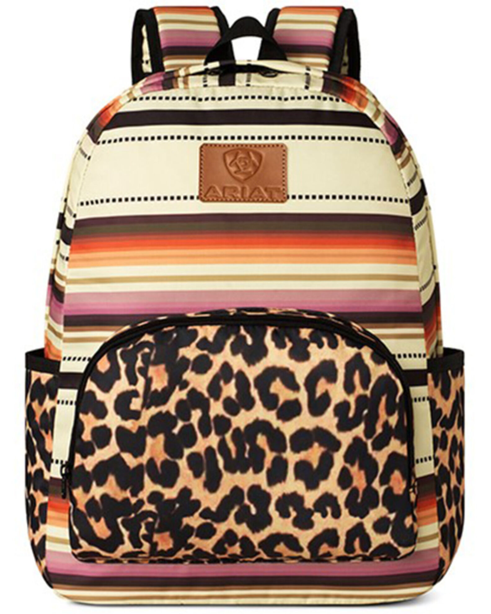 Ariat Serape Cheetah Print Adjustable Strap Backpack Sheplers
