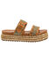 Image #2 - Corkys Women's Walk of Shame Platform Sandals, Tan, hi-res