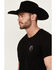 Image #2 - RANK 45® Men's Southwestern Print Bull Logo Short Sleeve Graphic T-Shirt, Black, hi-res