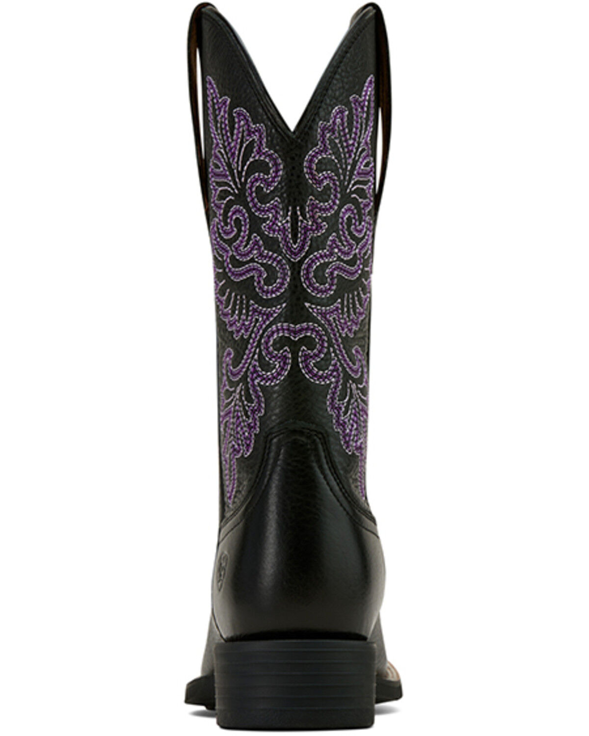 Image #3 - Ariat Women's Round Up Western Boots - Broad Square Toe, Black, hi-res