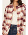 Image #3 - Idyllwind Women's Rendon Plaid Print Long Sleeve Snap Flannel, Pecan, hi-res