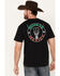 Image #1 - Cowboy Hardware Men's Hecho En Mexico Short Sleeve Graphic T-Shirt, Black, hi-res