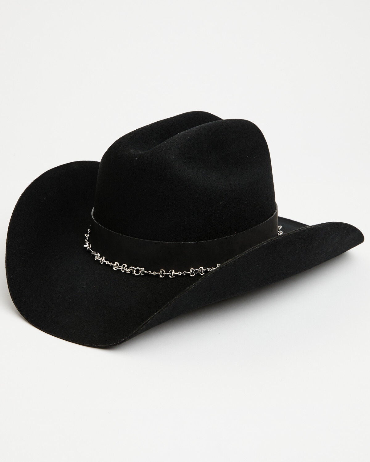 Shyanne Women's Millie Wool Felt Cowboy Hat, Black, hi-res