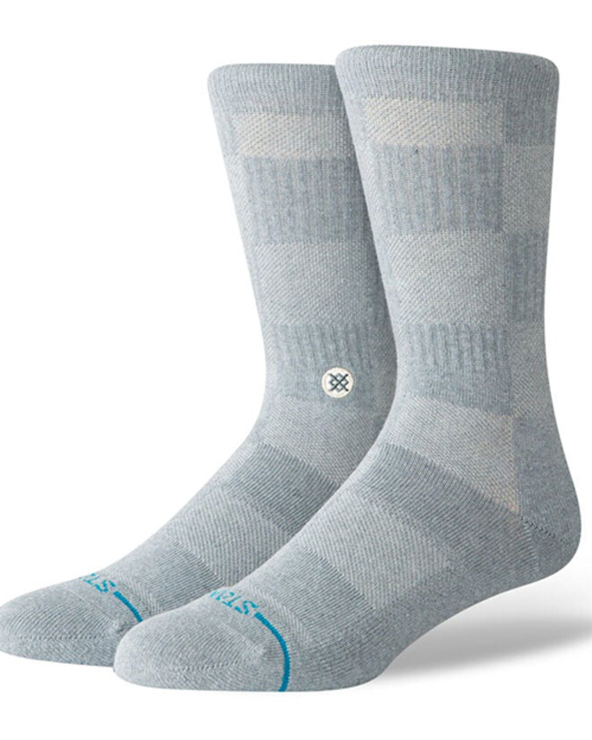 Image #1 - Stance Men's Down And Out Crew Socks, Blue, hi-res