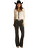 Rock & Roll Denim Women's Dark Wash High Rise Bootcut Denim Jeans, Charcoal, hi-res
