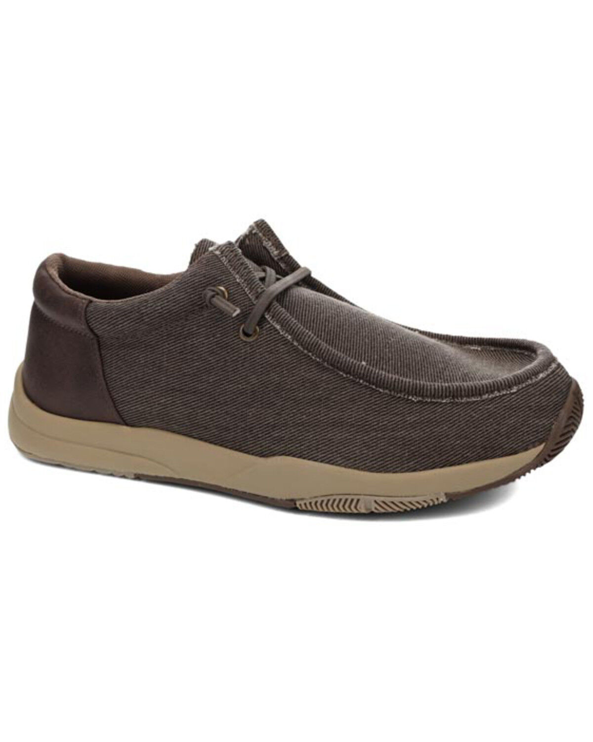 Image #1 - Roper Men's Clearcut Low Casual Shoes - Moc Toe, Brown, hi-res