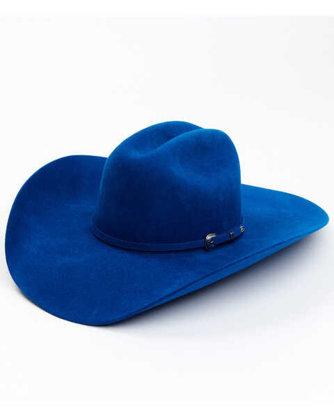 Serratelli 2X Wool Western Hat, Royal Blue, hi-res