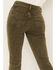 Image #4 - Cleo + Wolf Women's High Rise Ankle Straight Jeans, Olive, hi-res
