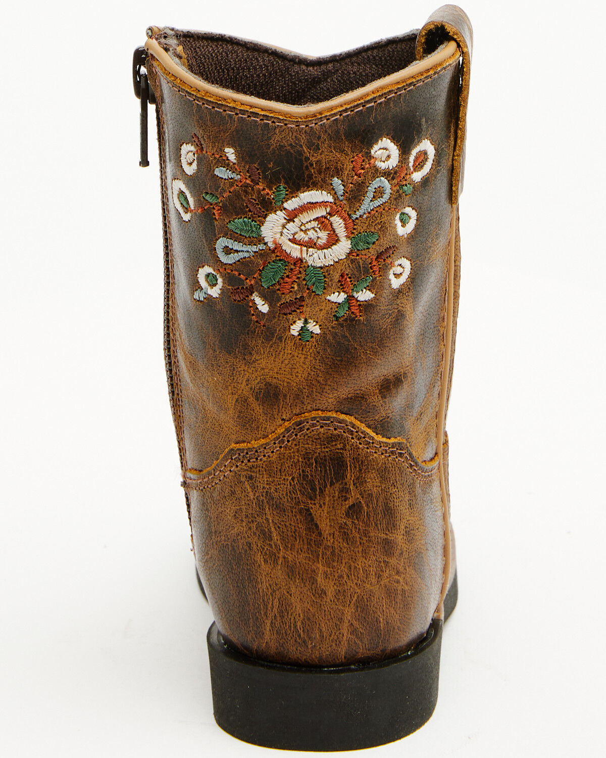 Image #5 - Shyanne Toddler Girls' Little Bitty Masie Western Boots - Broad Square Toe, Brown, hi-res