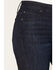 Image #2 - Haddad Women's Deep Ocean Dark Wash Venice Bootcut Stretch Denim Jeans, Dark Wash, hi-res