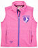 Image #1 - Cowgirl Hardware Toddler Girls' Too Cute To Cry Softshell Vest, , hi-res