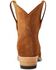 Image #5 - Lane Women's Emma Jane Suede Western Booties - Snip Toe, Brown, hi-res