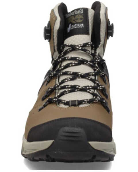 Image #4 - Timberland Men's Switchback Waterproof Lace-Up Hiking Work Boots - Soft Round Toe , Brown, hi-res