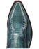 Image #6 - Dan Post Men's Exotic Snake Western Boots - Snip Toe, Blue, hi-res