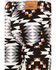 Ranch Dress'n Girls' Delrio Southwestern Print Super Flare Jeans, Black, hi-res