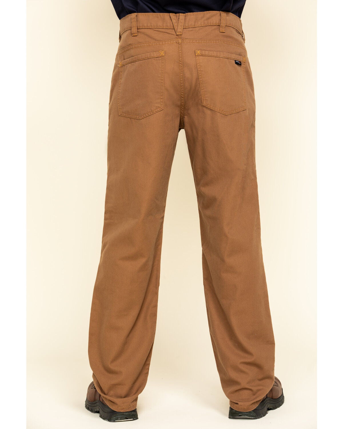 Hawx Men's FR Straight Work Pants, Brown, hi-res