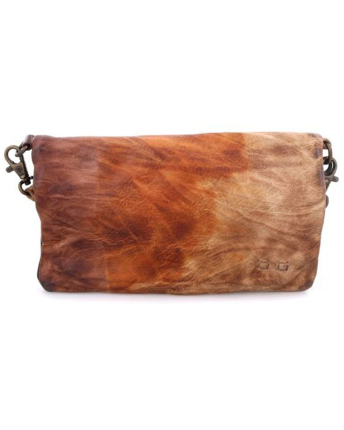 Image #1 - Bed Stu Women's Cadence Leather Crossbody Wristlet Bag, Coffee, hi-res
