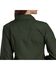 Image #2 - Roper Women's Solid Long Sleeve Snap Western Shirt, Dark Green, hi-res