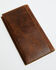 Image #3 - Cody James Men's Southwestern Woven Leather Rodeo Wallet, Navy, hi-res
