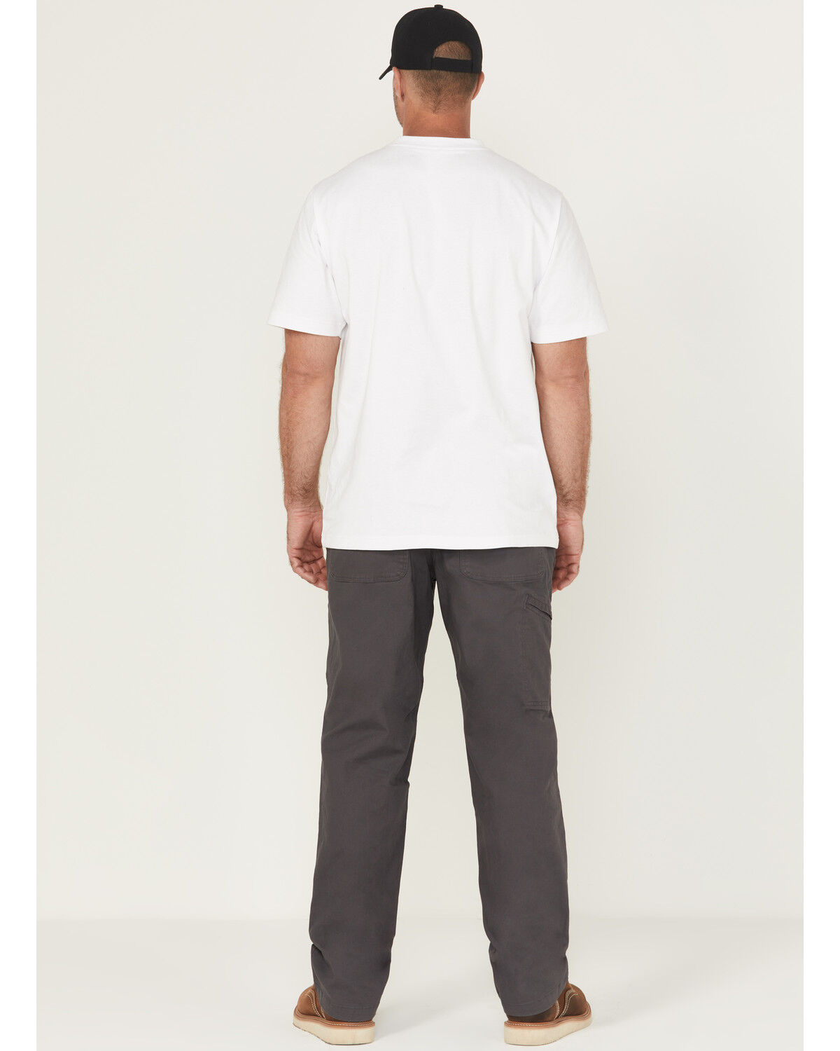 Image #3 - Lucky Brand Workwear Men's Double Knee Canvas Work Pants, Grey, hi-res
