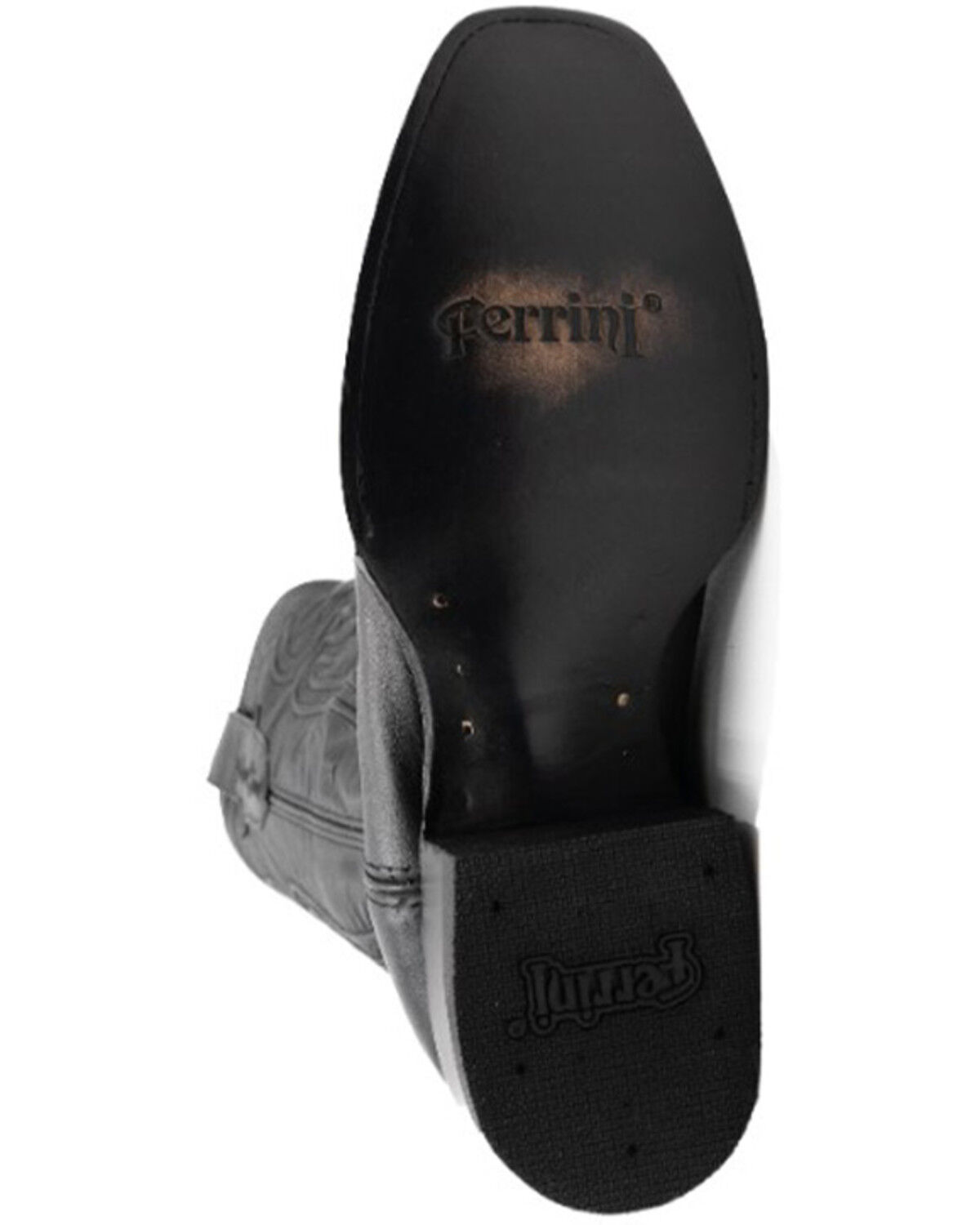 Image #7 - Ferrini Men's Wyatt Western Boots - Square Toe, Black, hi-res