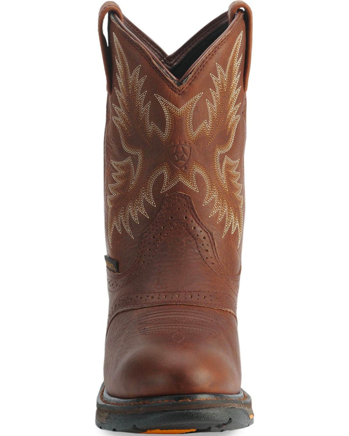 Image #4 - Ariat Men's H2O Workhog Western Work Boots - Composite Toe, Copper, hi-res