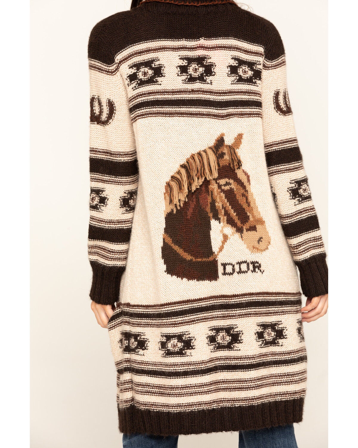 Image #5 - Double D Ranch Women's Spanish Pony Sweater, Multi, hi-res