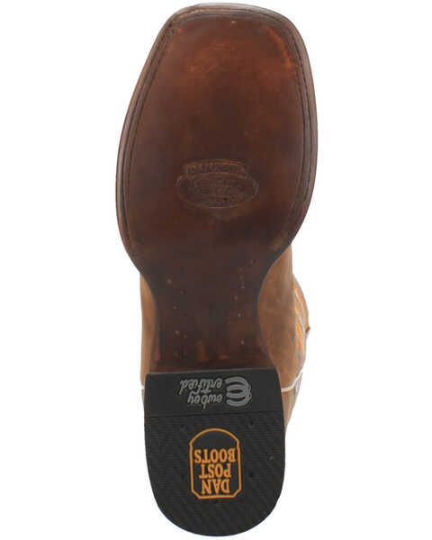 Image #7 - Dan Post Men's Tan Western Boots - Broad Square Toe, Tan, hi-res