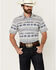 Image #1 - Cody James Men's Apache Trail Southwestern Striped Short Sleeve Button-Down Stretch Western Shirt, Navy, hi-res