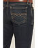 Image #4 - Cinch Men's Dark Wash Slim Bootcut Performance Stretch Denim Jeans, Dark Wash, hi-res