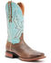 Image #1 - Dan Post Men's Embroidered Western Performance Boots - Broad Square Toe, Tan, hi-res